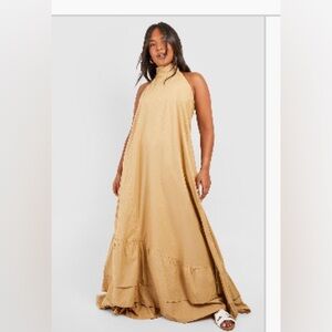 Boohoo Halter Maxi Dress